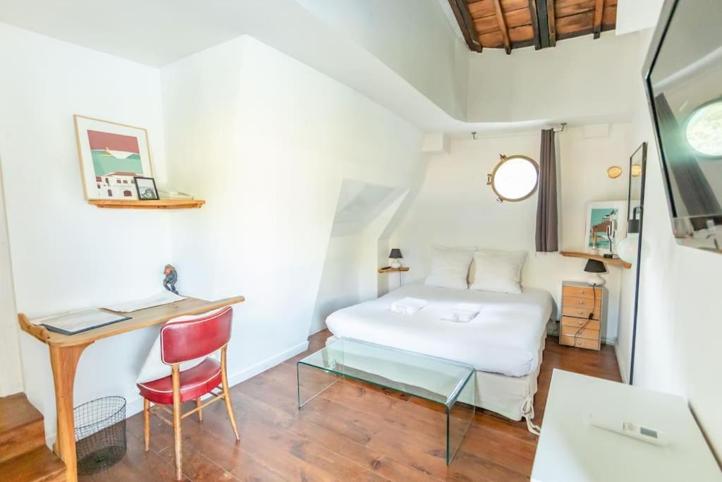Grande Peniche 4 Ch - 10 Pers -Paris - Ile De Puteaux- Terrasses 빌라 외부 사진