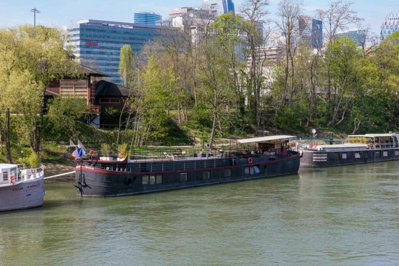 Grande Peniche 4 Ch - 10 Pers -Paris - Ile De Puteaux- Terrasses 빌라 외부 사진