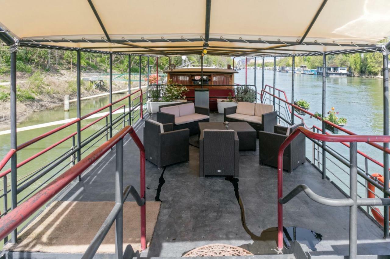 Grande Peniche 4 Ch - 10 Pers -Paris - Ile De Puteaux- Terrasses 빌라 외부 사진